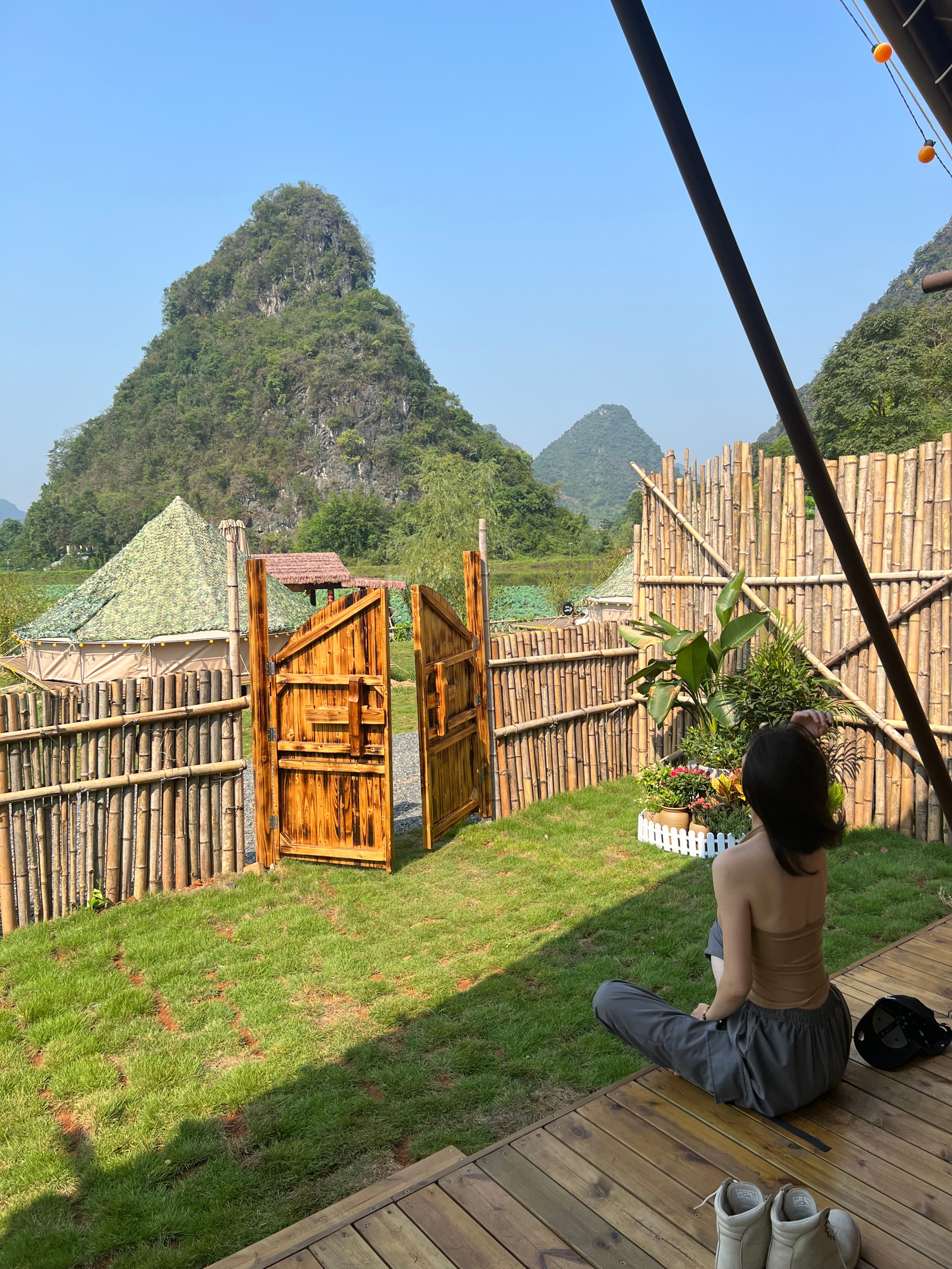 清远英德峰林晓镇精品露营地,清远英德湖畔野奢露营