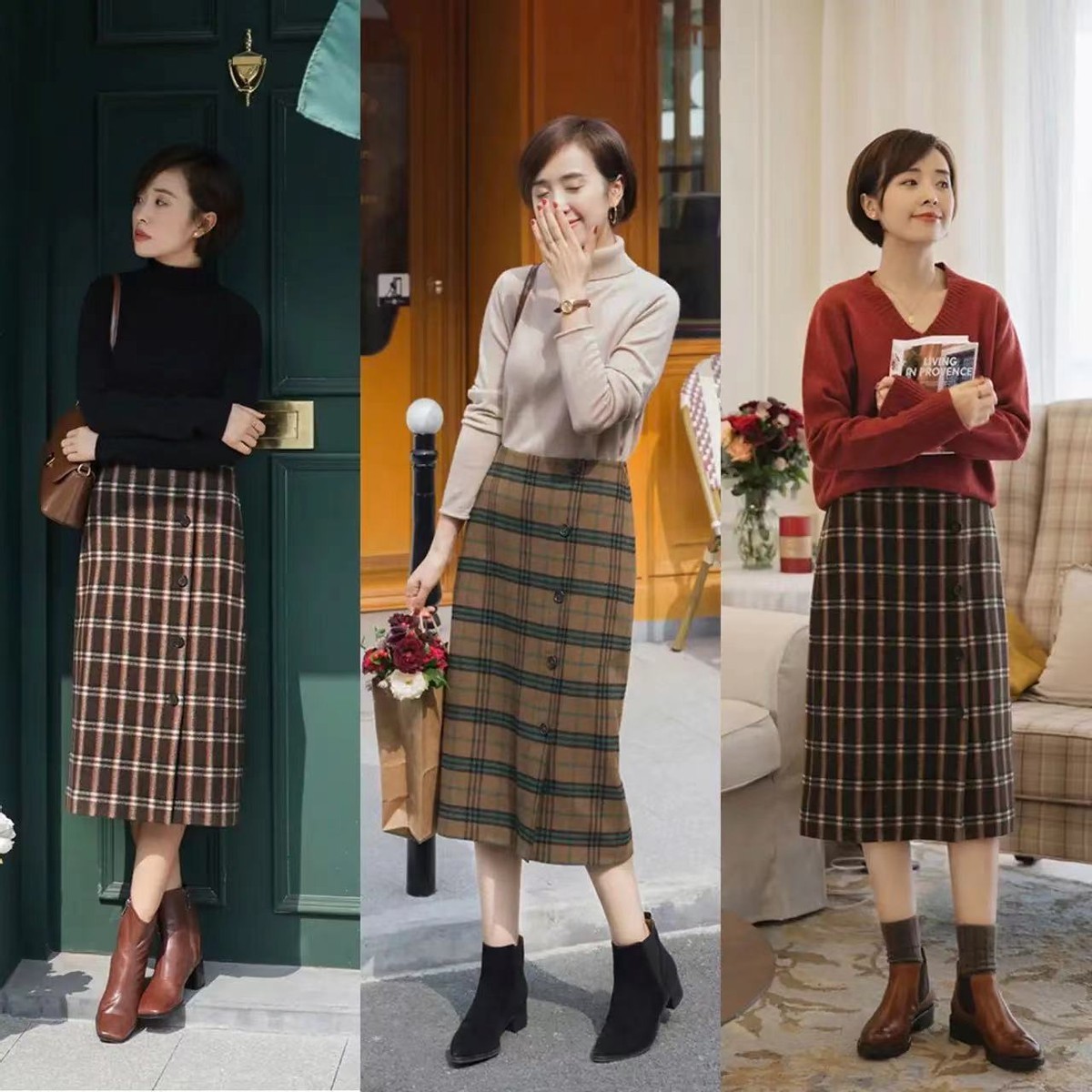 冬天穿衣服不好看怎么搭配,冬天穿裙子明明很时髦没毛病