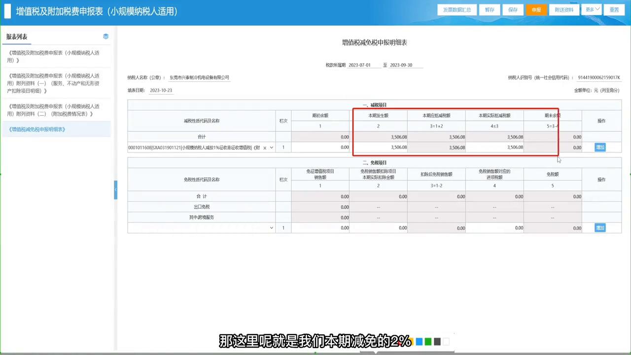 会计小规模需要申报哪些税,小规模1%附加税费申报表如何填