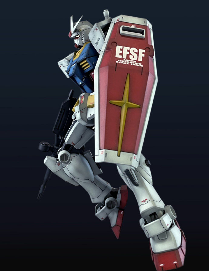 机动战士高达重火力背包,rx-78-2高达模型