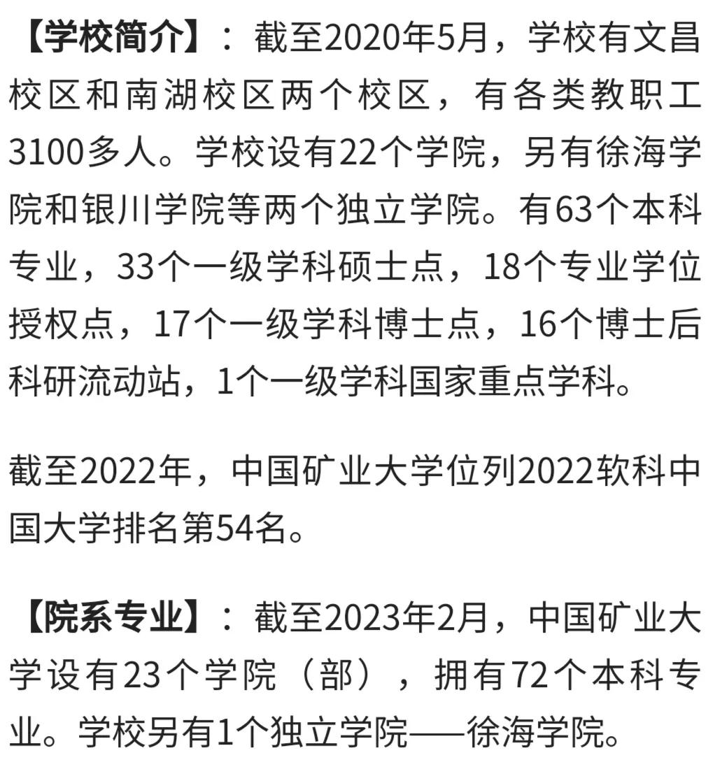 每日一校：中国矿业大学（徐州）