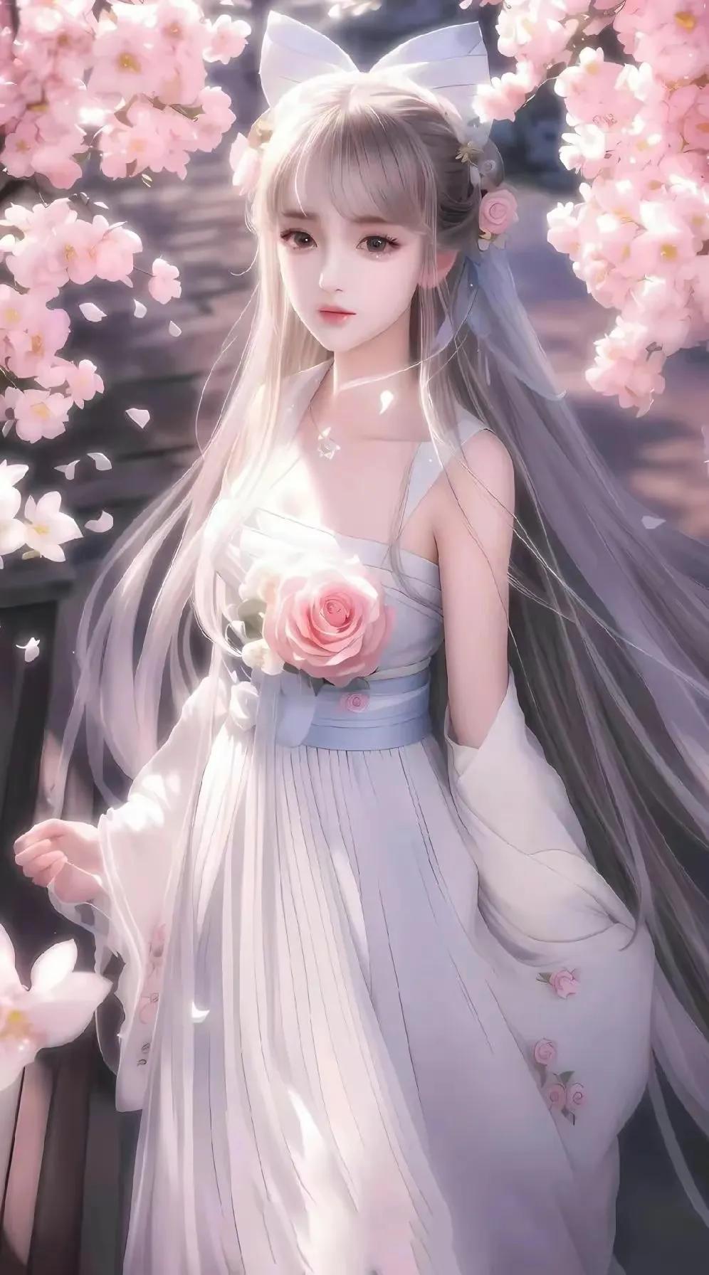 长发美女壁纸超清全面屏,气质美女壁纸高清大图最新