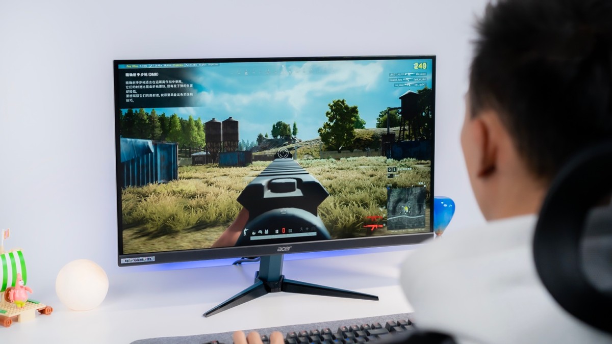 2k240hz玩吃鸡有多爽,2k240hz跑不满