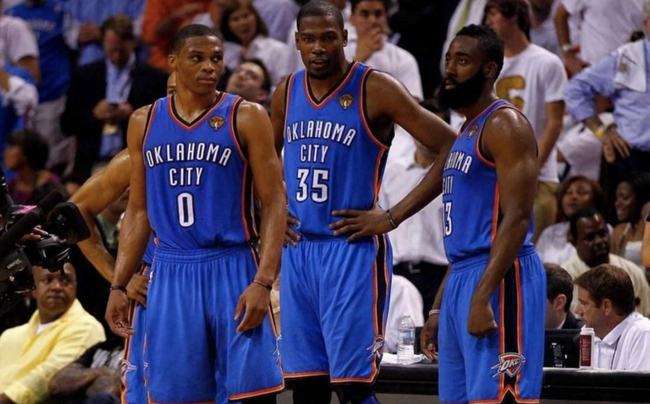 曾经的雷霆三少到如今的感慨,30岁的雷霆三少谁的成就更高