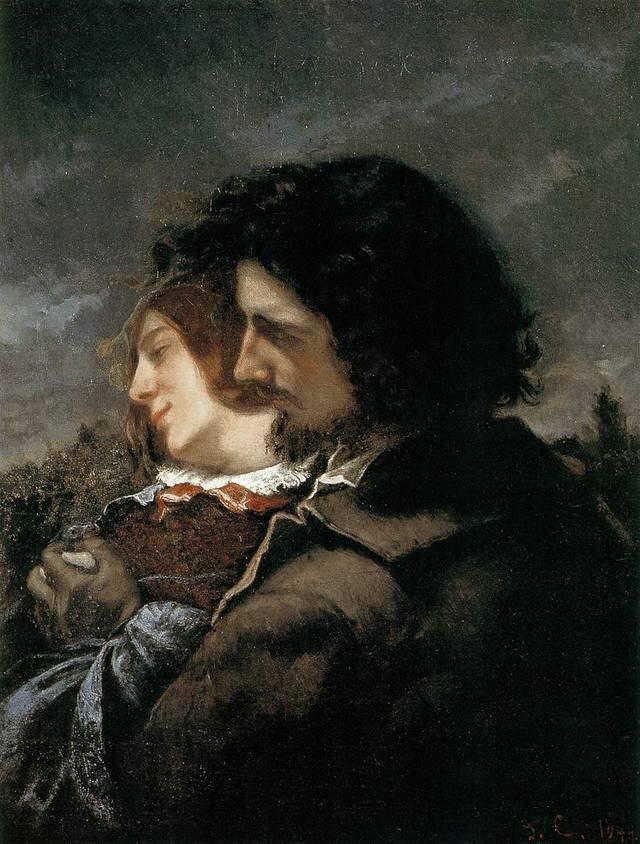 库尔贝油画维纳斯,库尔贝画的人物画