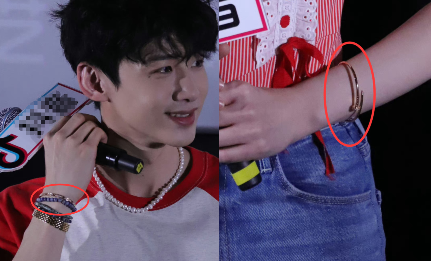 宋轶白敬亭情侣装被认证,白敬亭宋轶扫楼情侣装图片