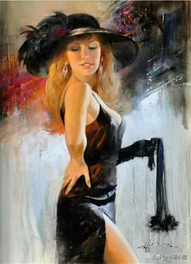 人体油画，你喜欢丰满还是苗条的美女？