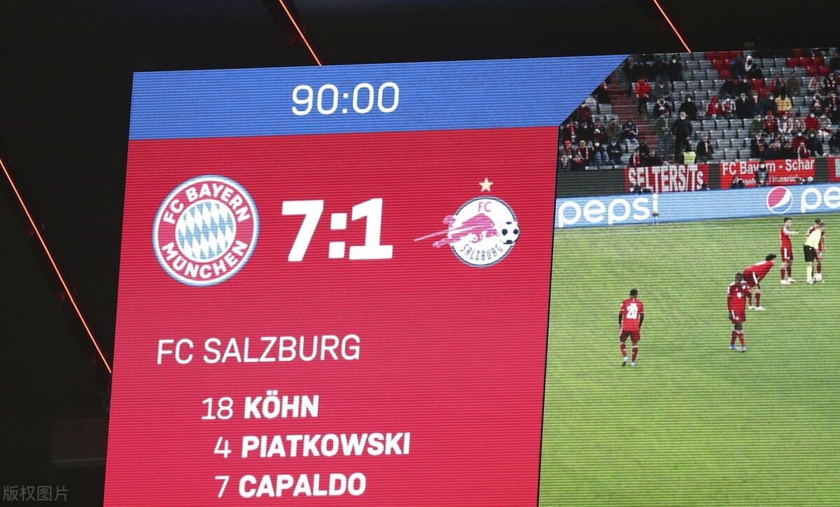 欧冠拜仁7比0血洗巴萨全场集锦,欧冠七喜惨案