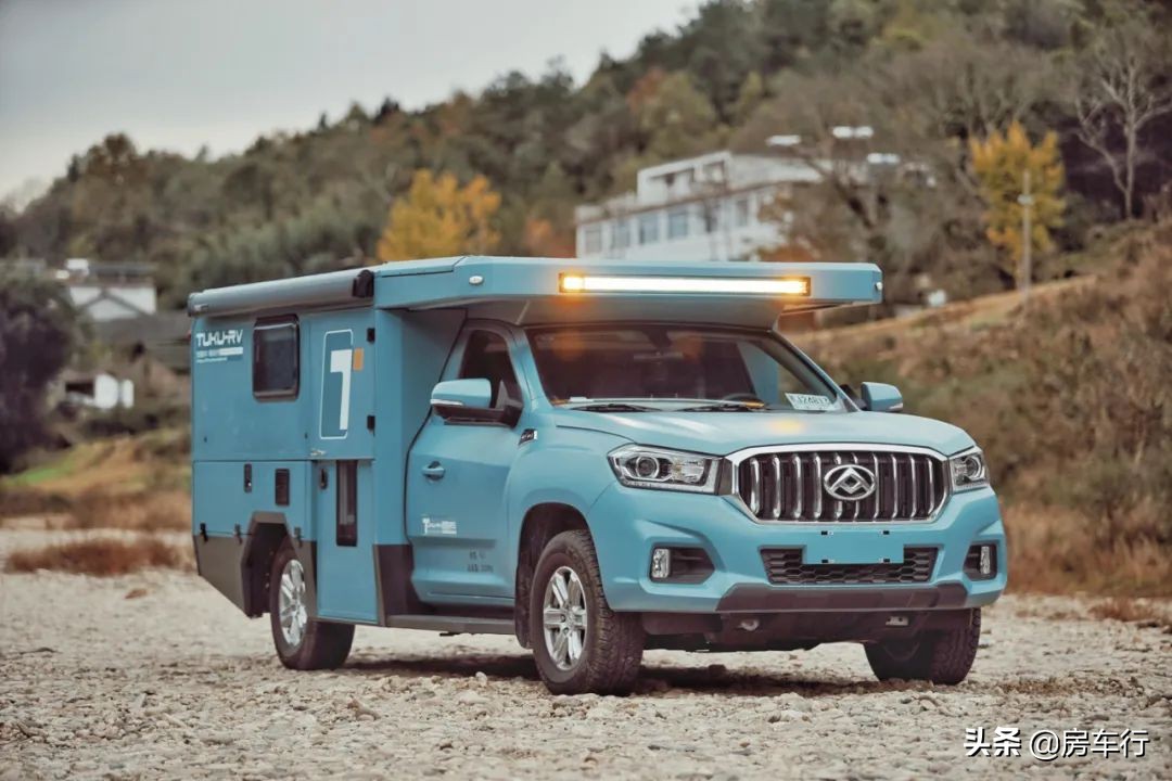 道奇公羊皮卡越野房车2022新款,2022款长城全尺寸大皮卡房车视频