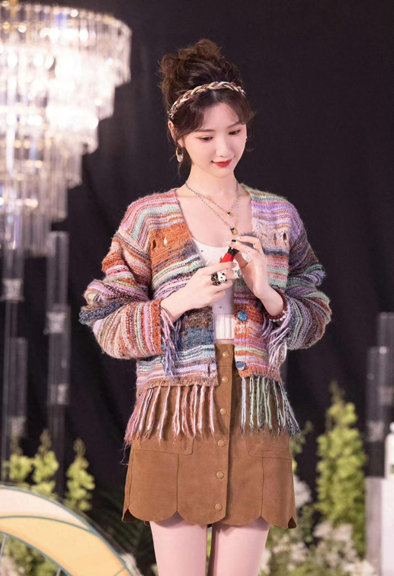 毛晓彤时尚酷感造型,毛晓彤潮人穿搭