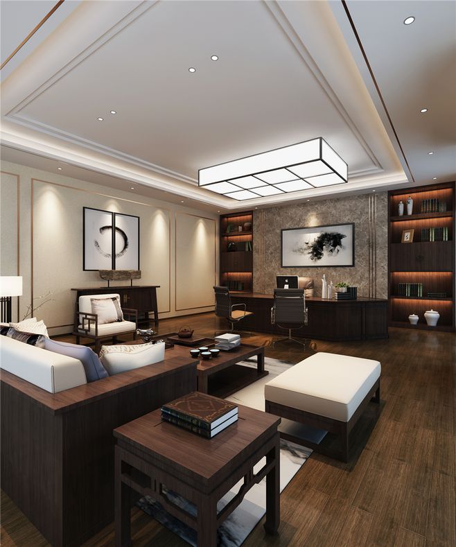 南宁办公室装修设计品牌,南宁董事长办公室