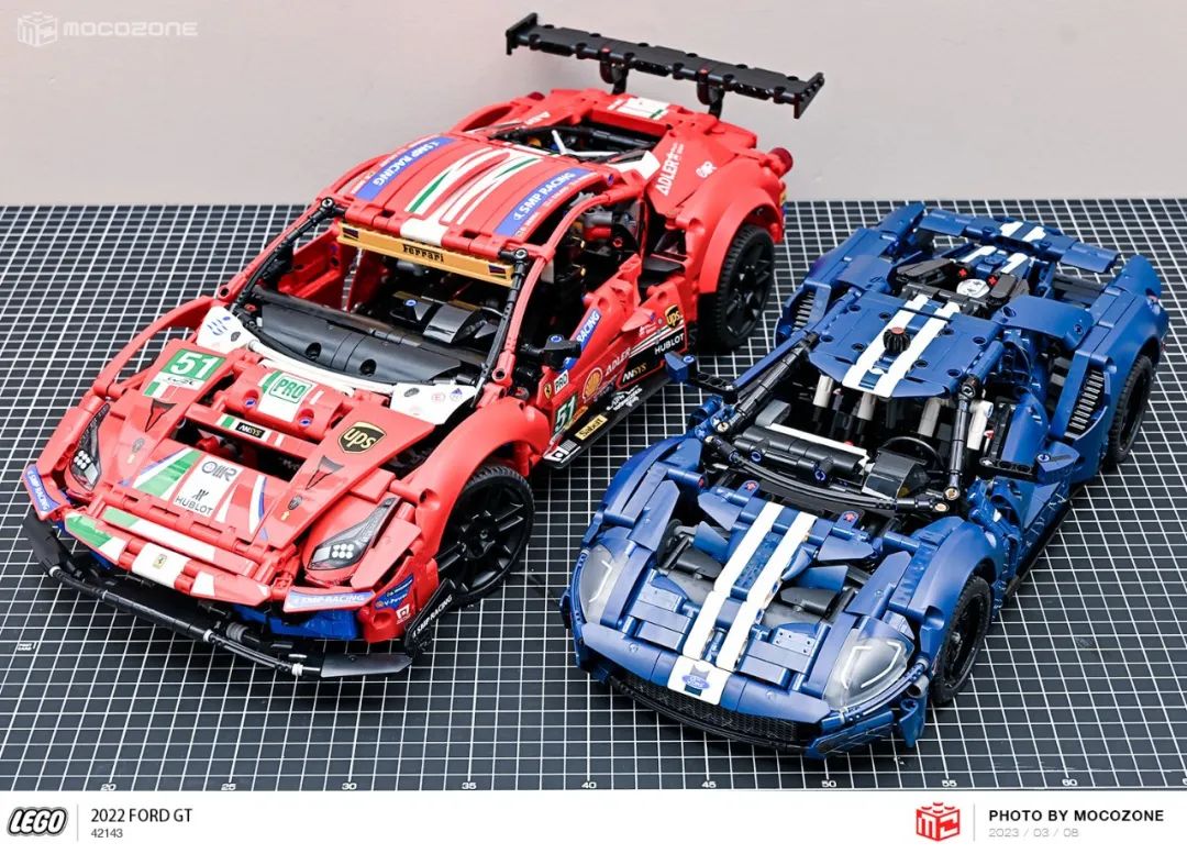 乐高积木福特gt跑车,福特gt2022