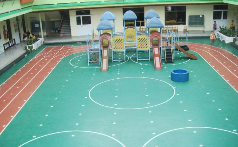 幼儿园户外地面用什么材料,幼儿园户外场地地面材料最新