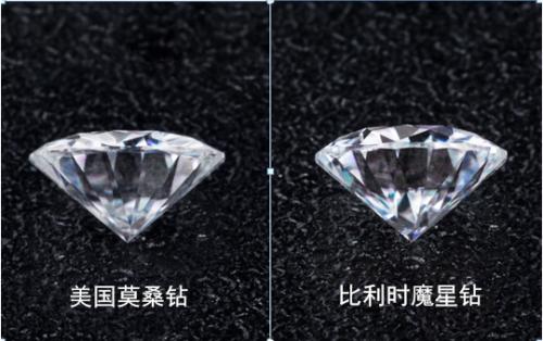 比利时魔星钻跟美国莫桑钻哪个好,莫桑钻和真钻哪个好