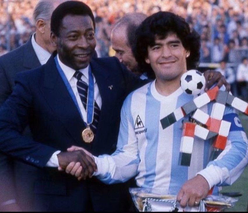 贝利和谁有矛盾,贝利和马拉多纳关系和好