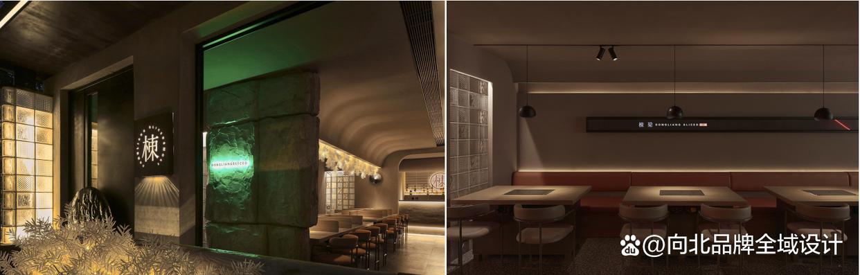 杭州专业餐饮设计风格案例,餐饮空间设计铁板烧餐厅设计