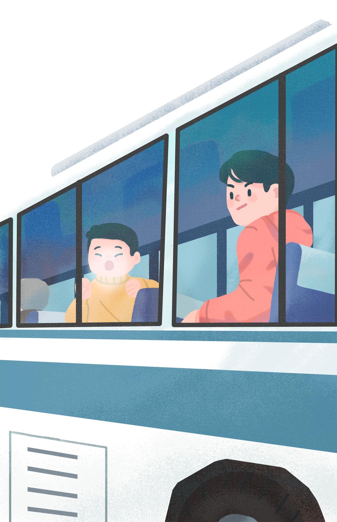 通学公交让孩子上学更安全便捷,接送孩子上学免费的公交车