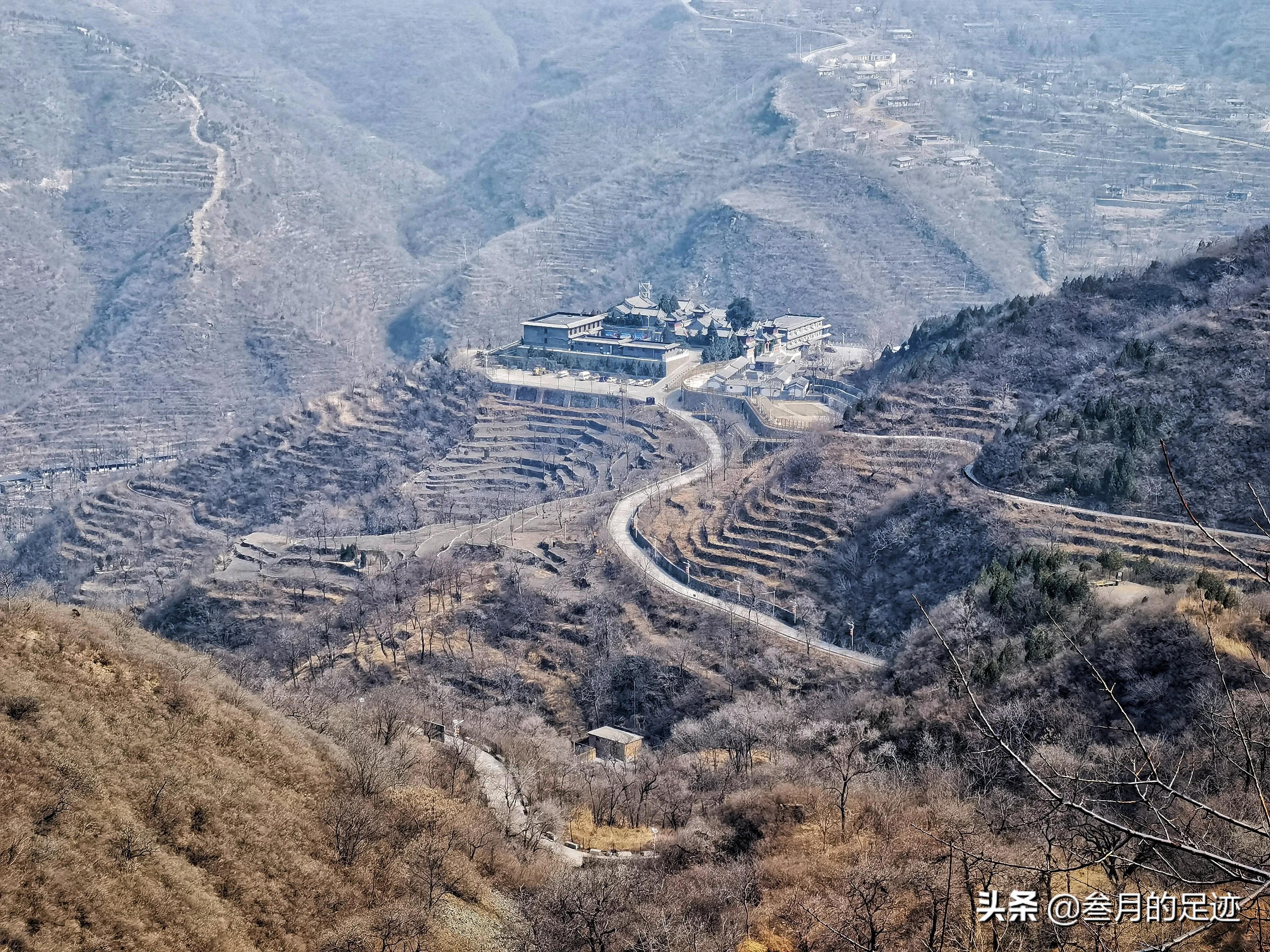 北京房山现在蒲洼梯田赏花,房山大安山梯田观景台