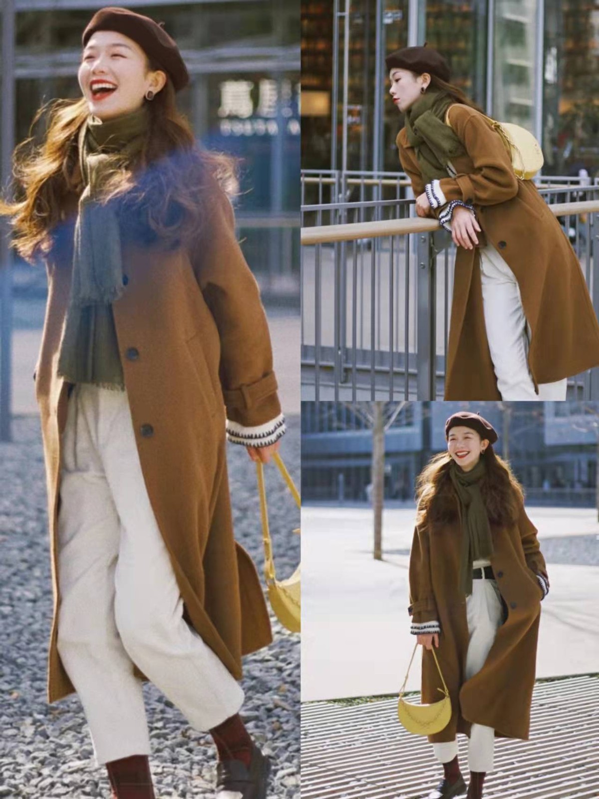 黑色灯芯绒直筒裤冬季搭配,秋冬灯芯绒裤子穿搭