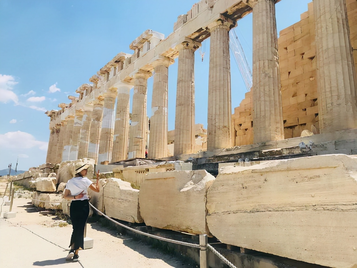 古希腊帕特农神庙完整图,古希腊巴底农神庙图片