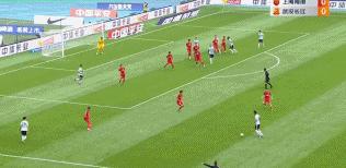 徐新海港首秀43分钟就染红被罚下,上港徐新张琳芃