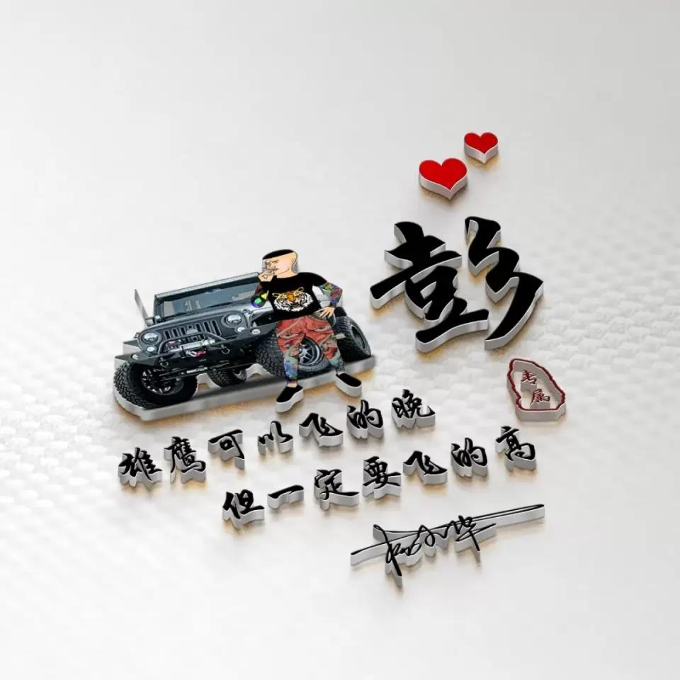 100张好看不常见的微信头像姓氏,用你的名字制作头像