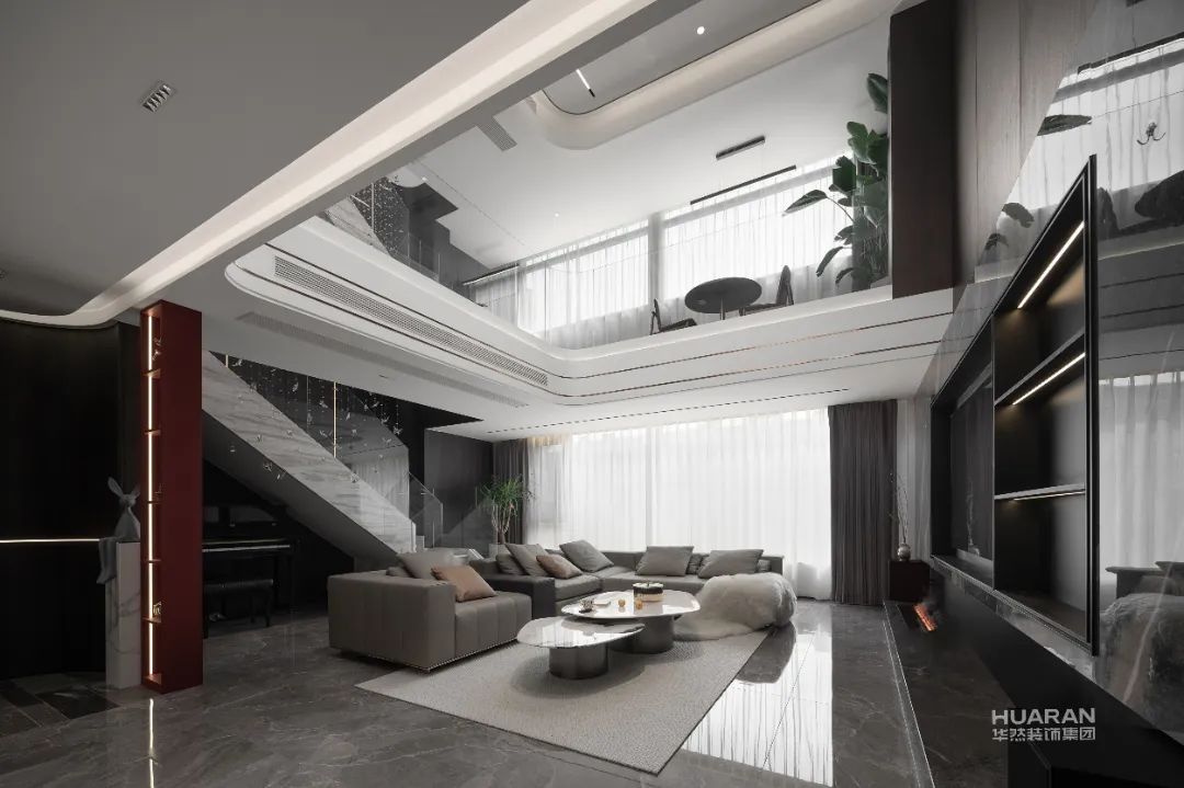 合肥最美别墅,合肥中海央墅别墅新中式装修