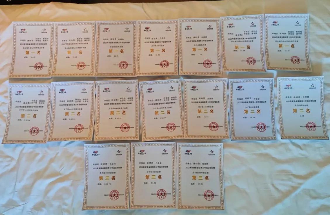 阜南运动员夺冠,阜南田径小学生冠军