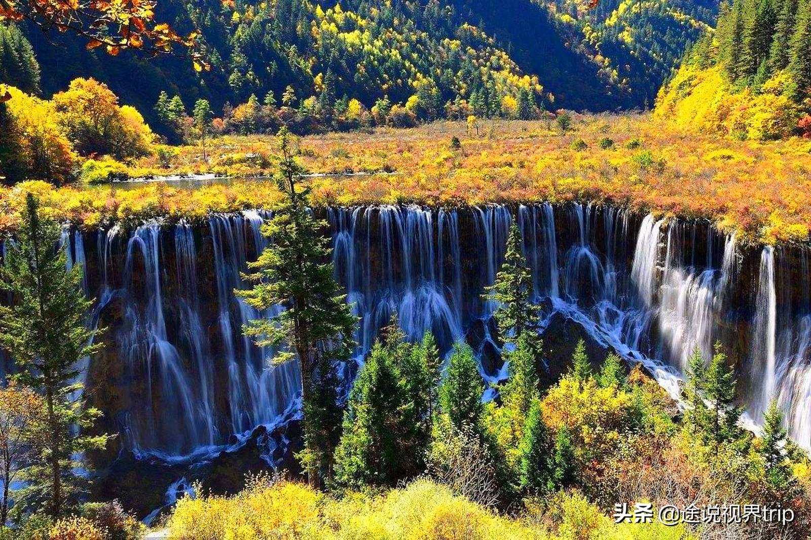 人间仙境的九寨沟,人间仙境九寨沟风景如画美不胜收