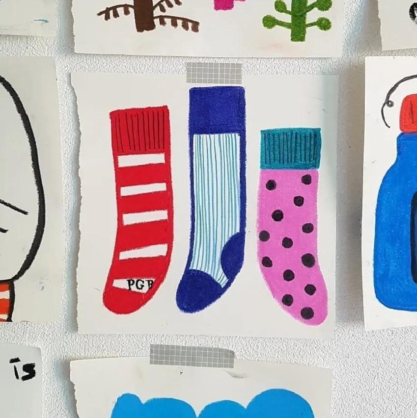 日本顶级插画师可爱的插画,韩国插画师光影小插画简约