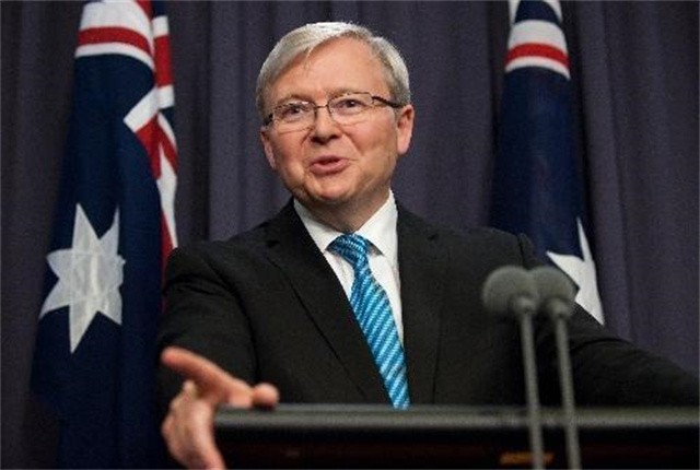 懂中文的西方领导陆克文：女儿在中国开网店，女婿是个华人