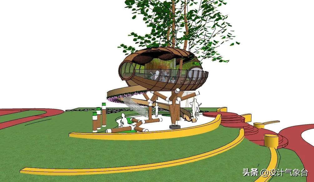 滑梯儿童房间小空间设计,室内儿童游乐场如何设计