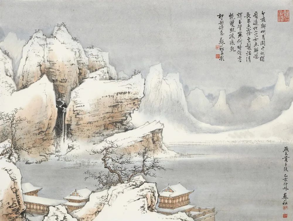 苏小松山水画欣赏,苏小松画家特点