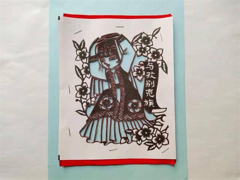 56个民族剪纸教程图文,各少数民族女孩剪纸教程