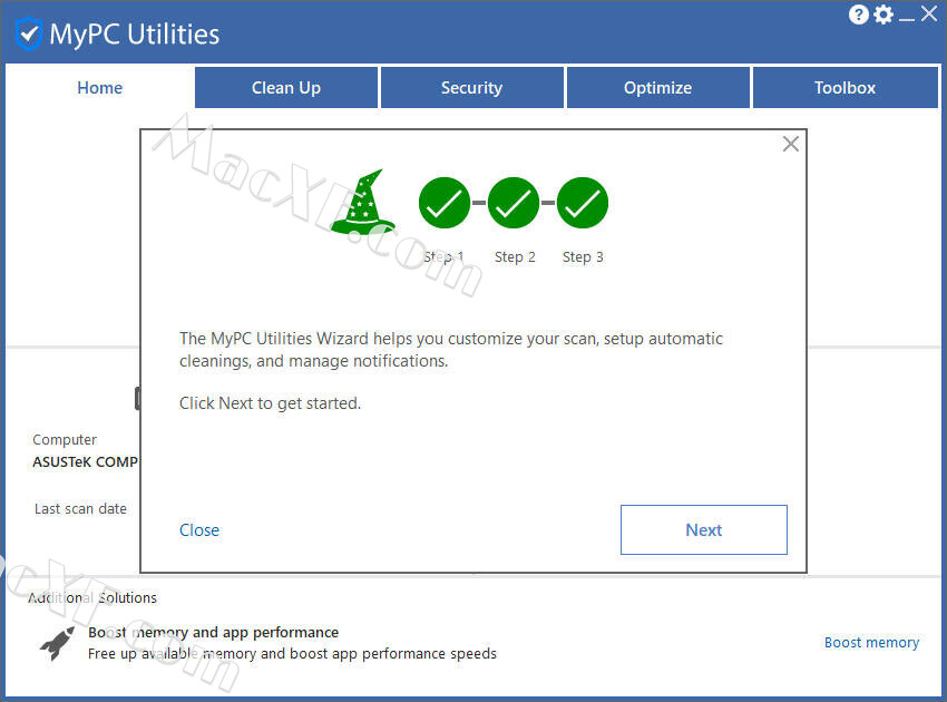 MyPCUtilities,系统优化工具