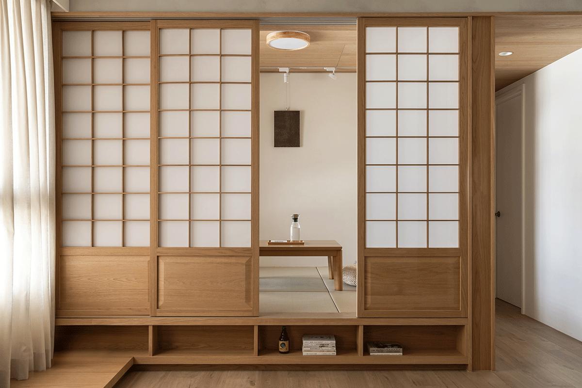 88平米房子小吧台,卧室日式吧台