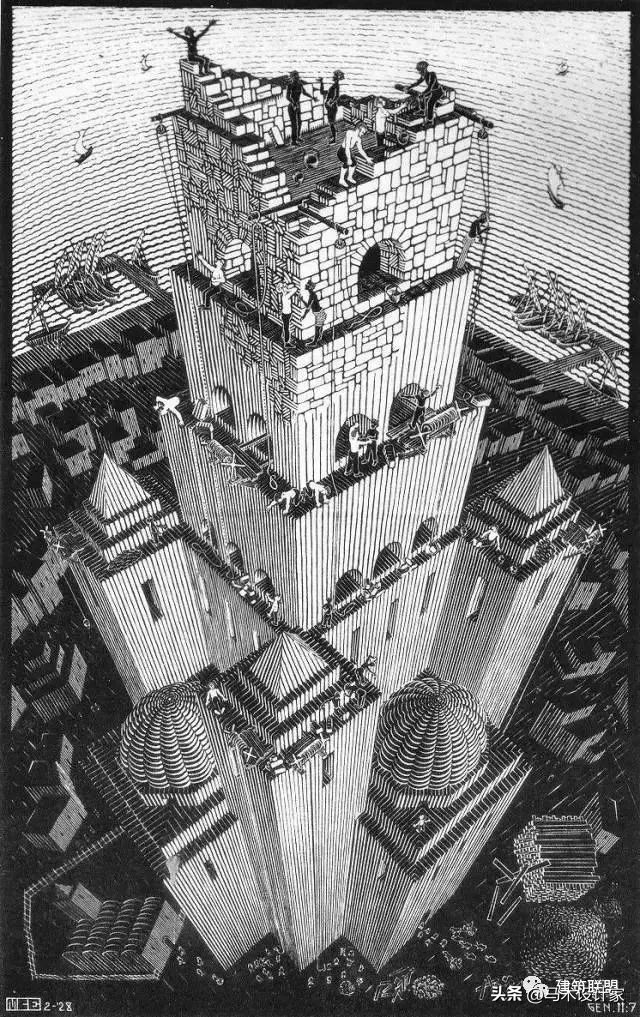 不可能的图形：插画家埃舍尔创造的那些脑洞大开的作品