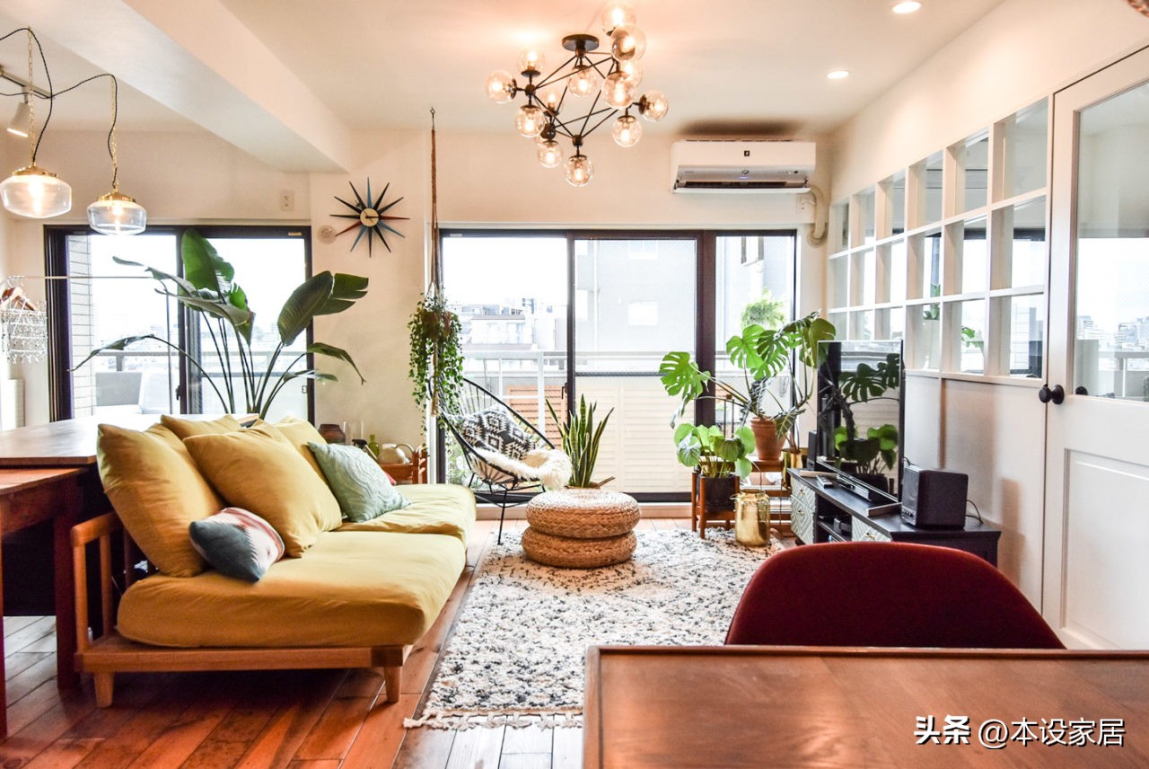 高颜值的50平米房间布置图,房间布置艺术感小家
