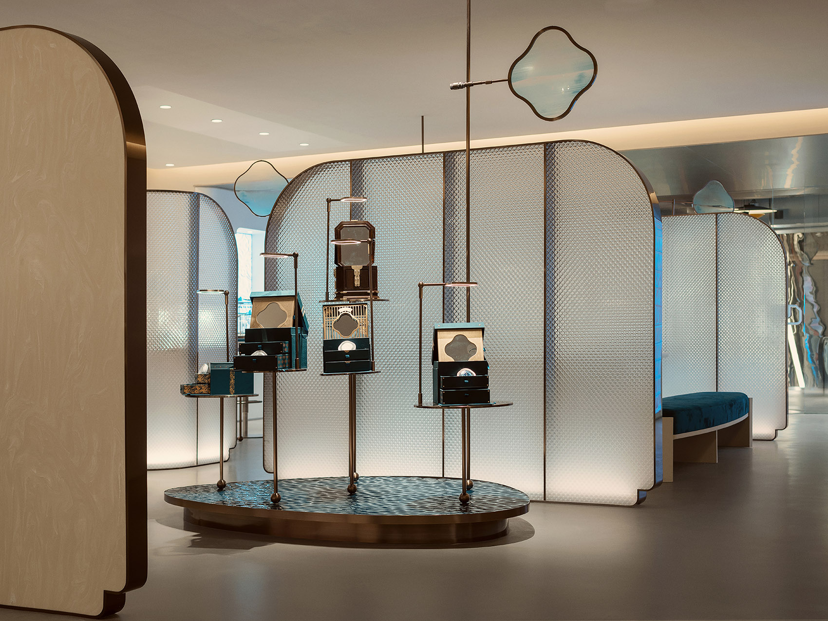 国货之光~花西子全球首店~装修实景图