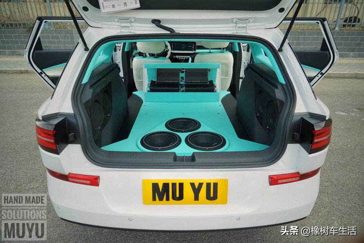 美不胜收北京MUYU宝骏Valli汽车音响改装美国来福R1675-S