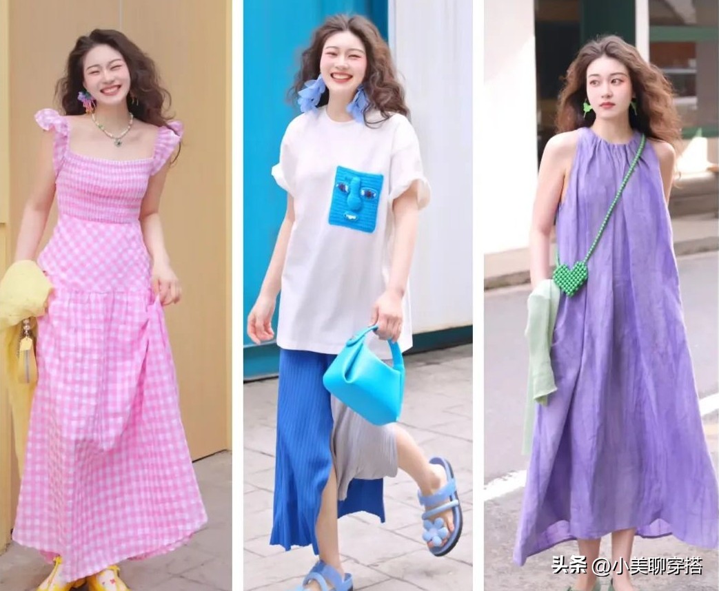 马卡龙系列高级感配色,马克龙穿衣搭配图