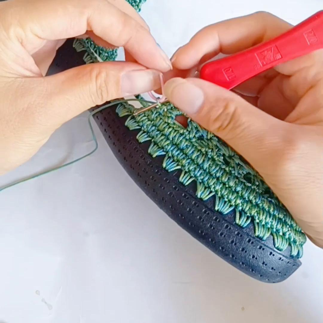 钩鞋编织教程零基础,钩鞋的编织教程视频