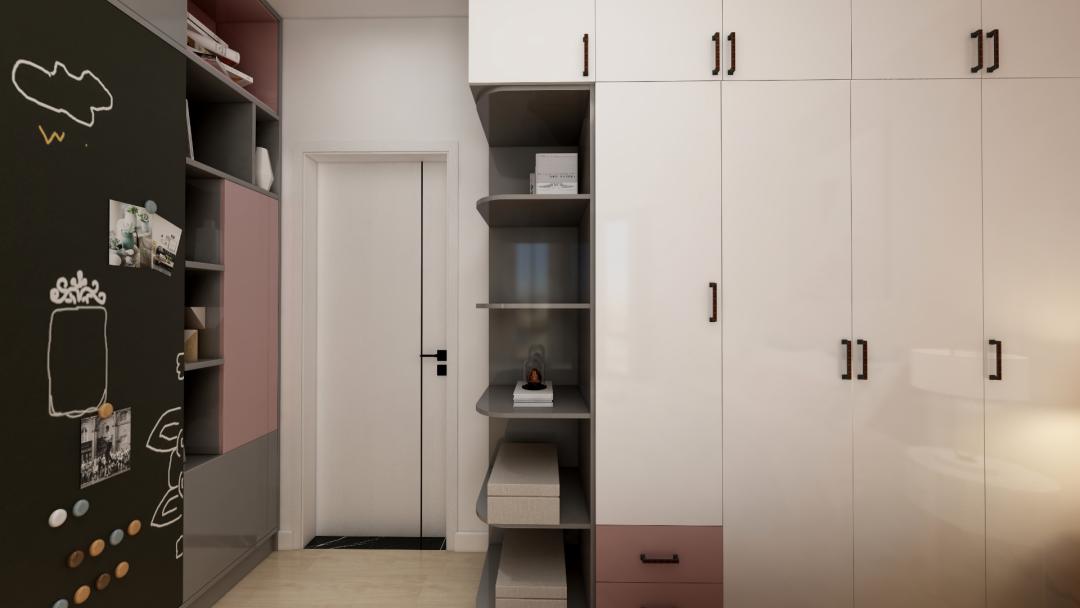 衣柜转角处怎么处理才好用,l型衣柜转角处理