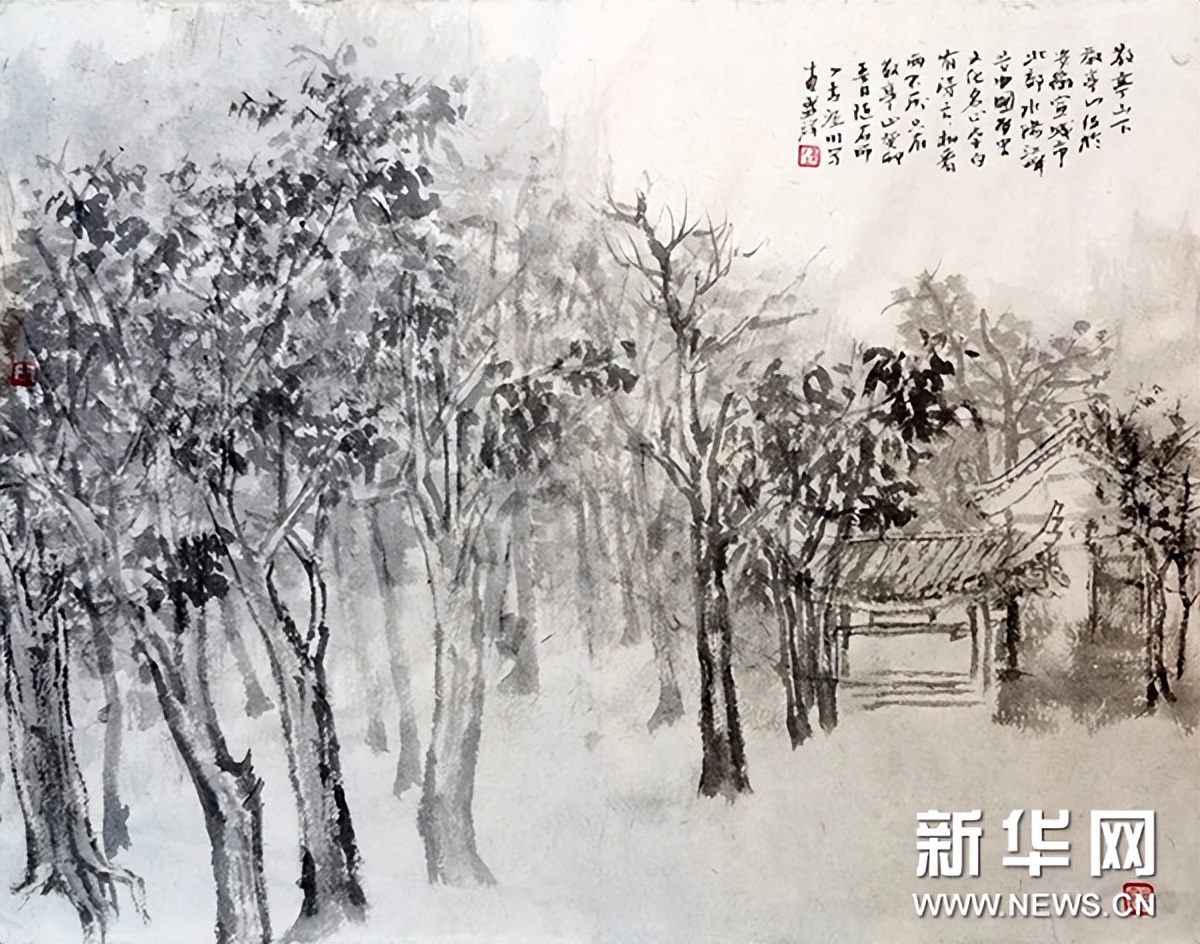 泾县中国山水画,泾县风景写生