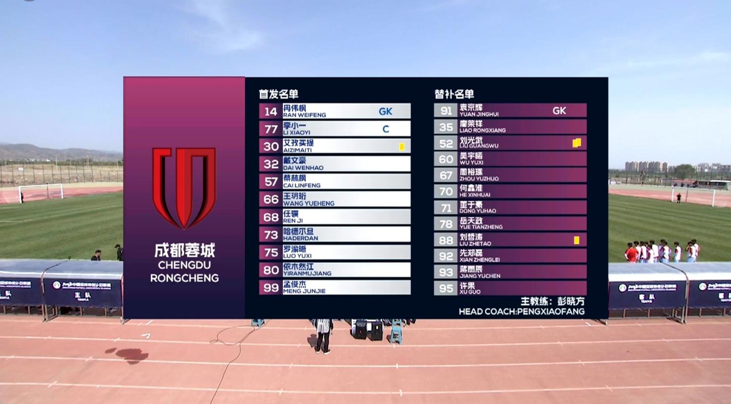U21联赛丨总决赛第一阶段首轮,河南U21队0-1不敌成都蓉城U21