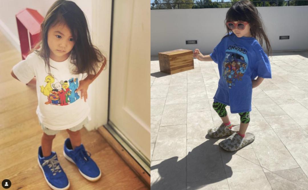 陈冠希晒5岁女儿近照,五岁开始拍广告
