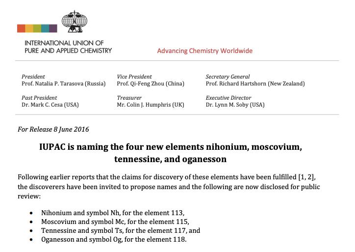 元素周期表已经满了吗,元素周期表总结