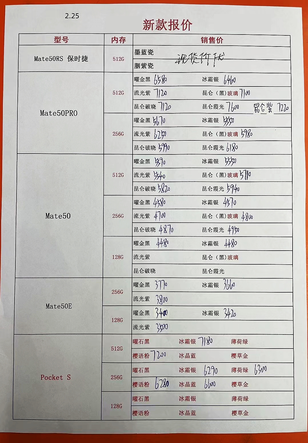 华强北远望手机市场批发报价单,华强北手机报价单