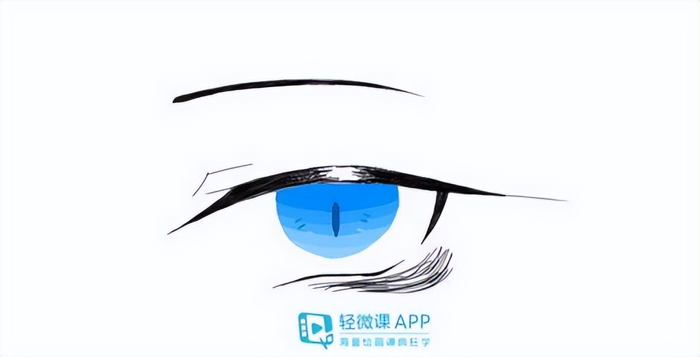 动漫眼睛上色画法教程板绘,指绘教程眼睛上色