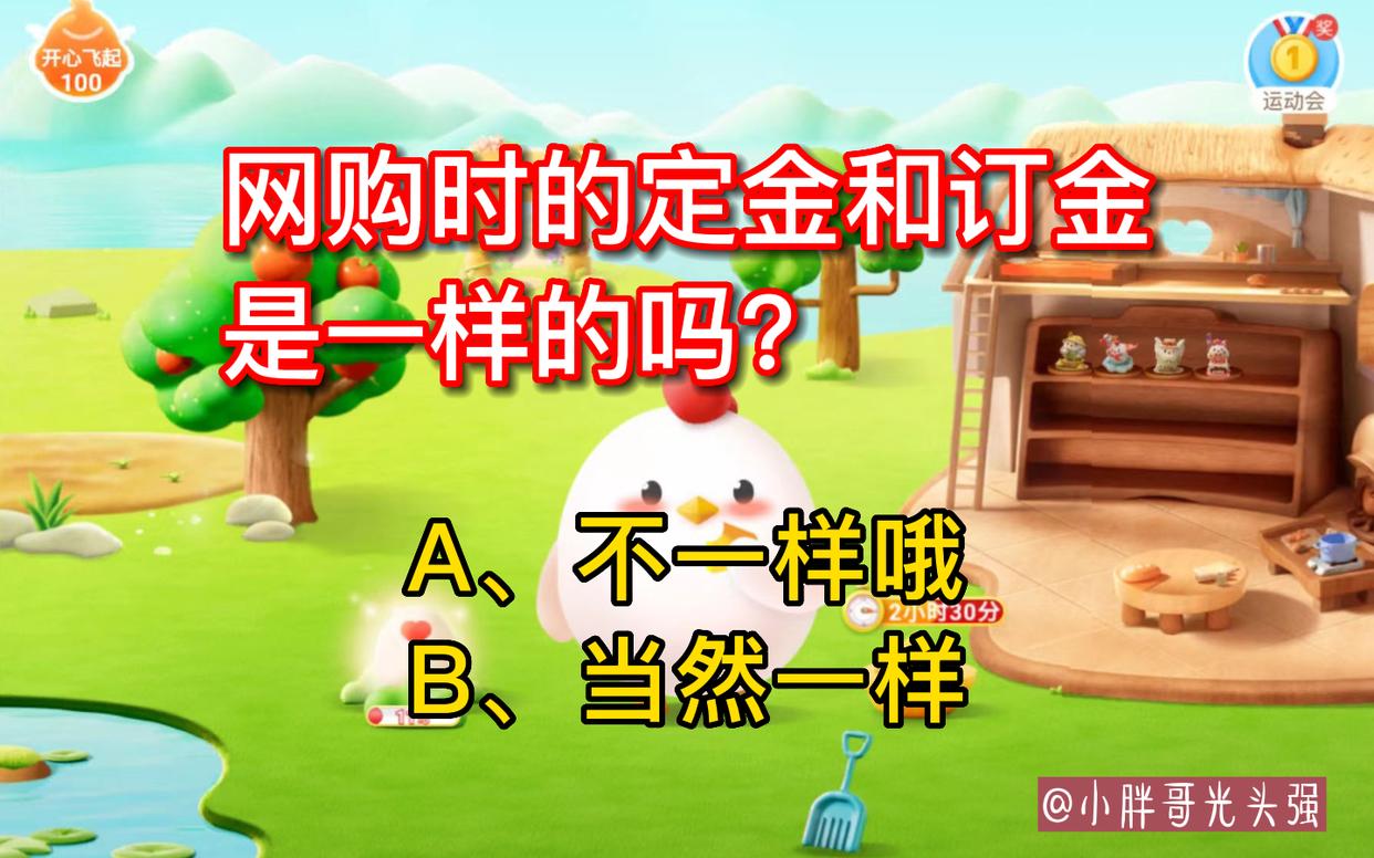 网购的定金,网购定金